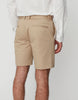 Les Deux Como Regular Cotton Linen Chino Shorts - Dark Sand