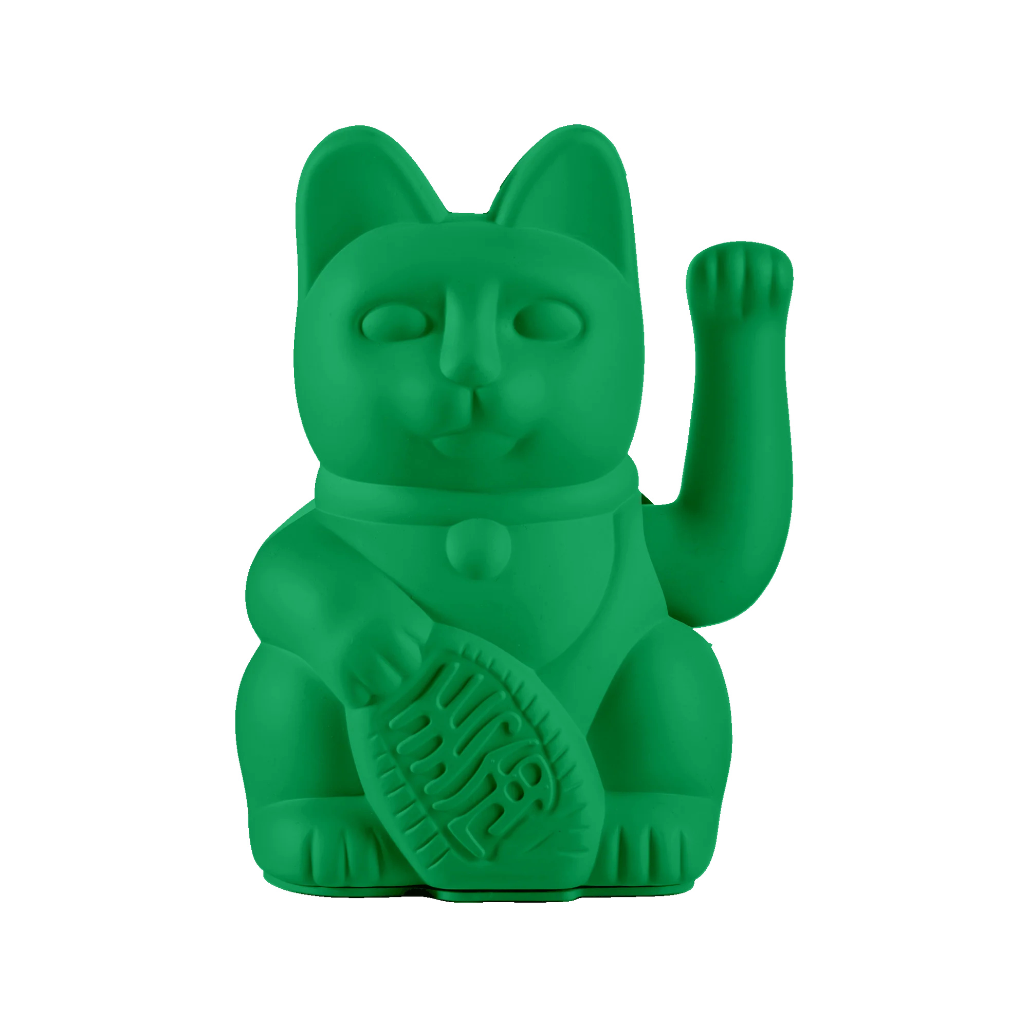unoa 【Victorian cats Blue green】 Maneki Neko Lucky Cat - Dark Blue | By Donkey | The Projekt