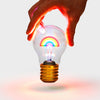 Suck UK Cordless USB Rechargeable Lightbulb - Rainbow