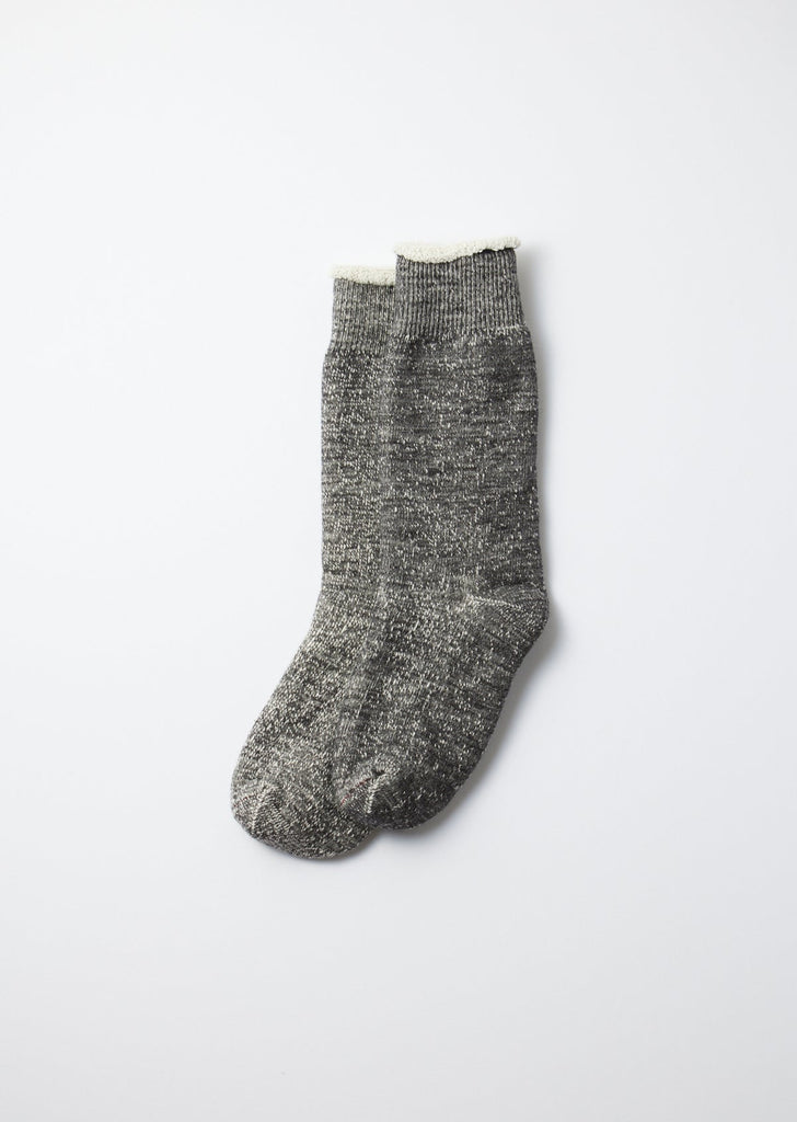 RoToTo Double Faced Socks - Charcoal