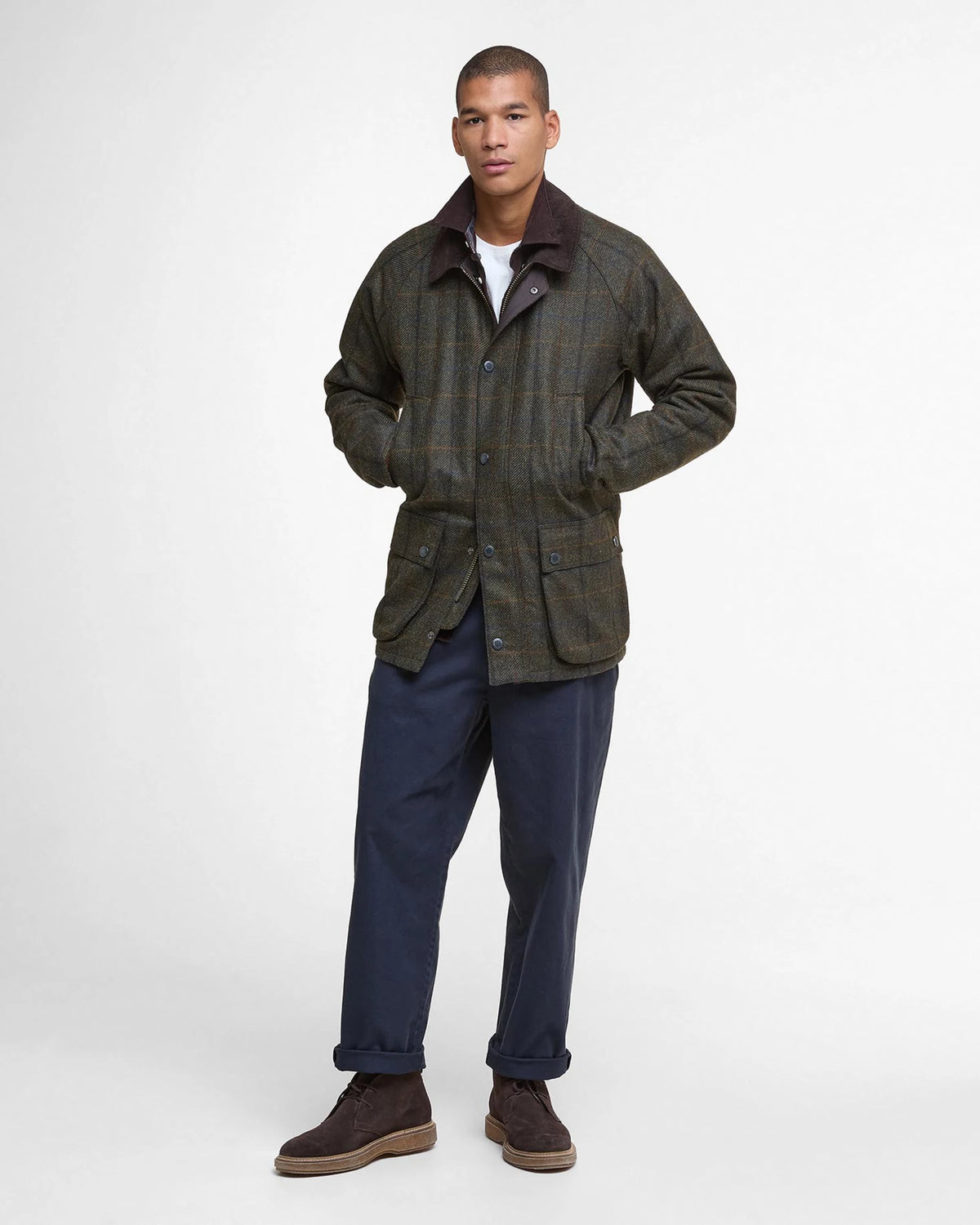 19AW Barbour / BEDALE WOOL ブラウン サイズ38 Barbour Bedale Check Wool Jacket - Brown– The Projekt Store