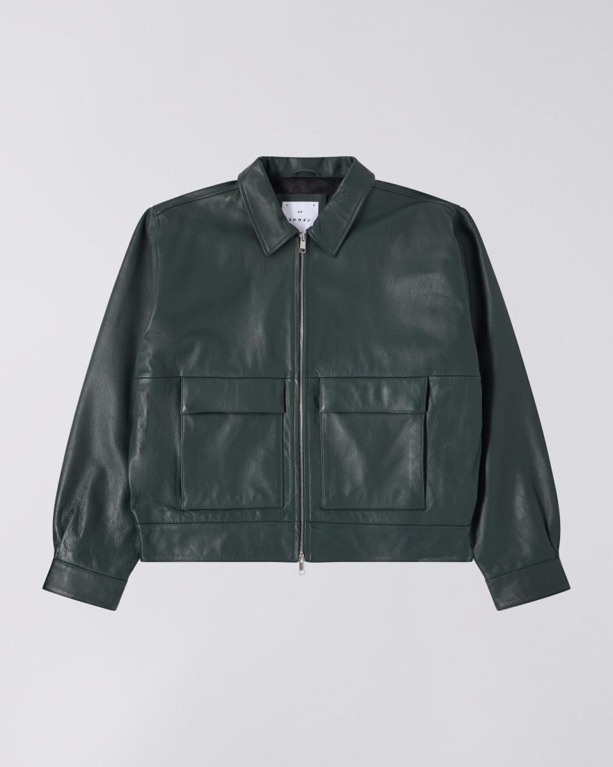 Edwin Dogma Leather Jacket - Black– The Projekt Store