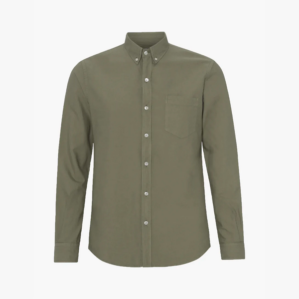 Colorful Standard Organic Button Down Oxford Shirt - Dusty Olive