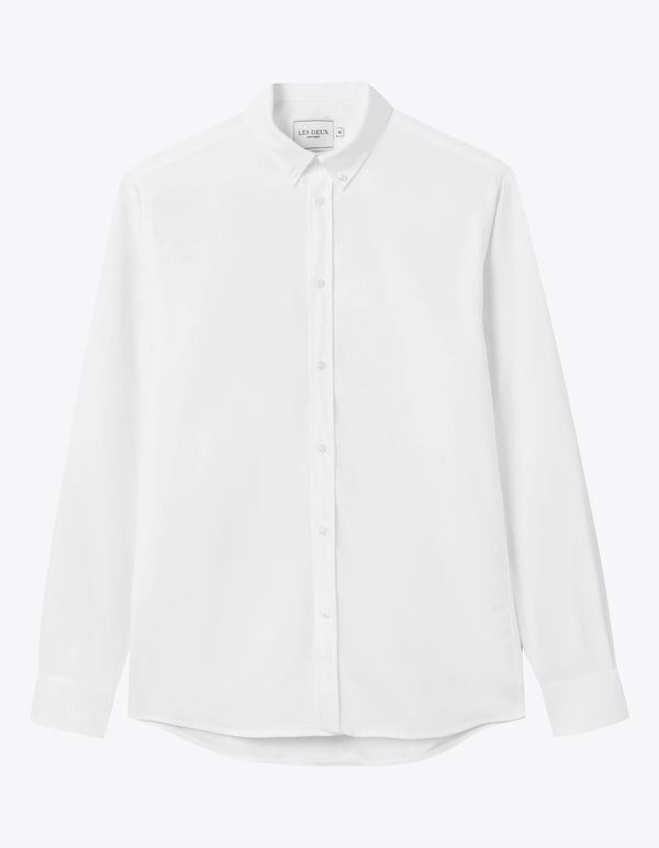 Les Deux Christoph Oxford Shirt - White
