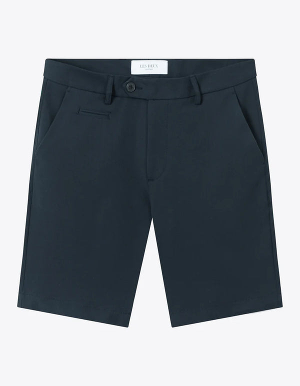 Les Deux Como Light Tailored Shorts - Dark Navy