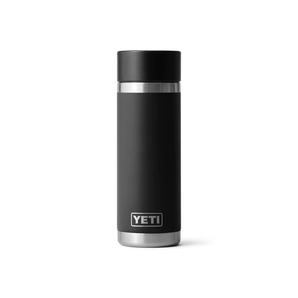 YETI Rambler 18 OZ (532 ML) Bottle With Hot Shot Cap (Coffee / Hot Drinks) - Black