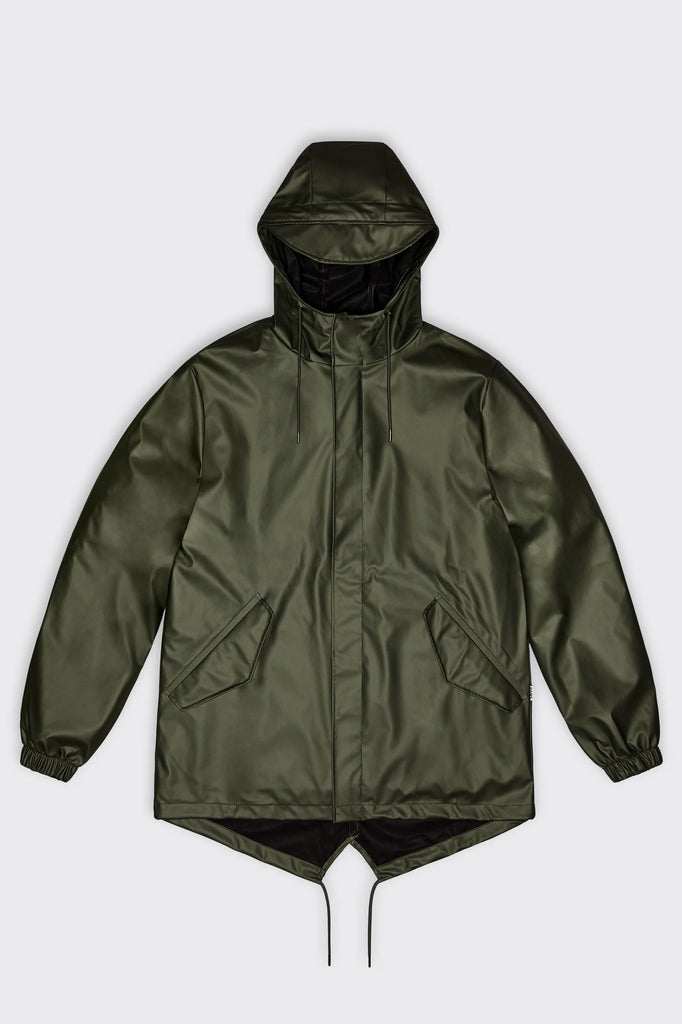 Rains Fishtail Jacket - Evergreen
