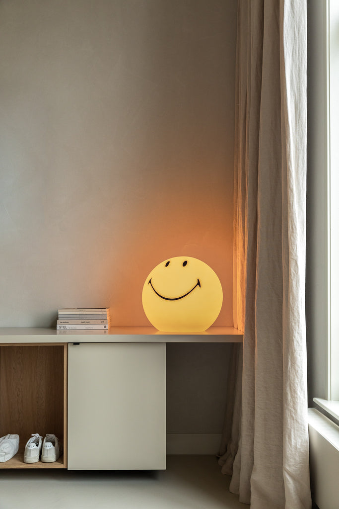 Mr Maria Smiley Lamp XL - Yellow