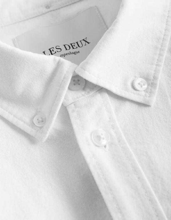 Les Deux Kristian Oxford Shirt - White