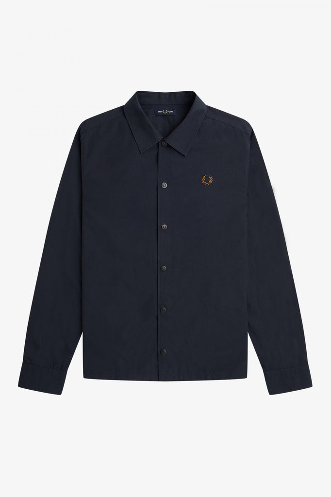 Fred Perry M5653 Lightweight Overshirt - Navy