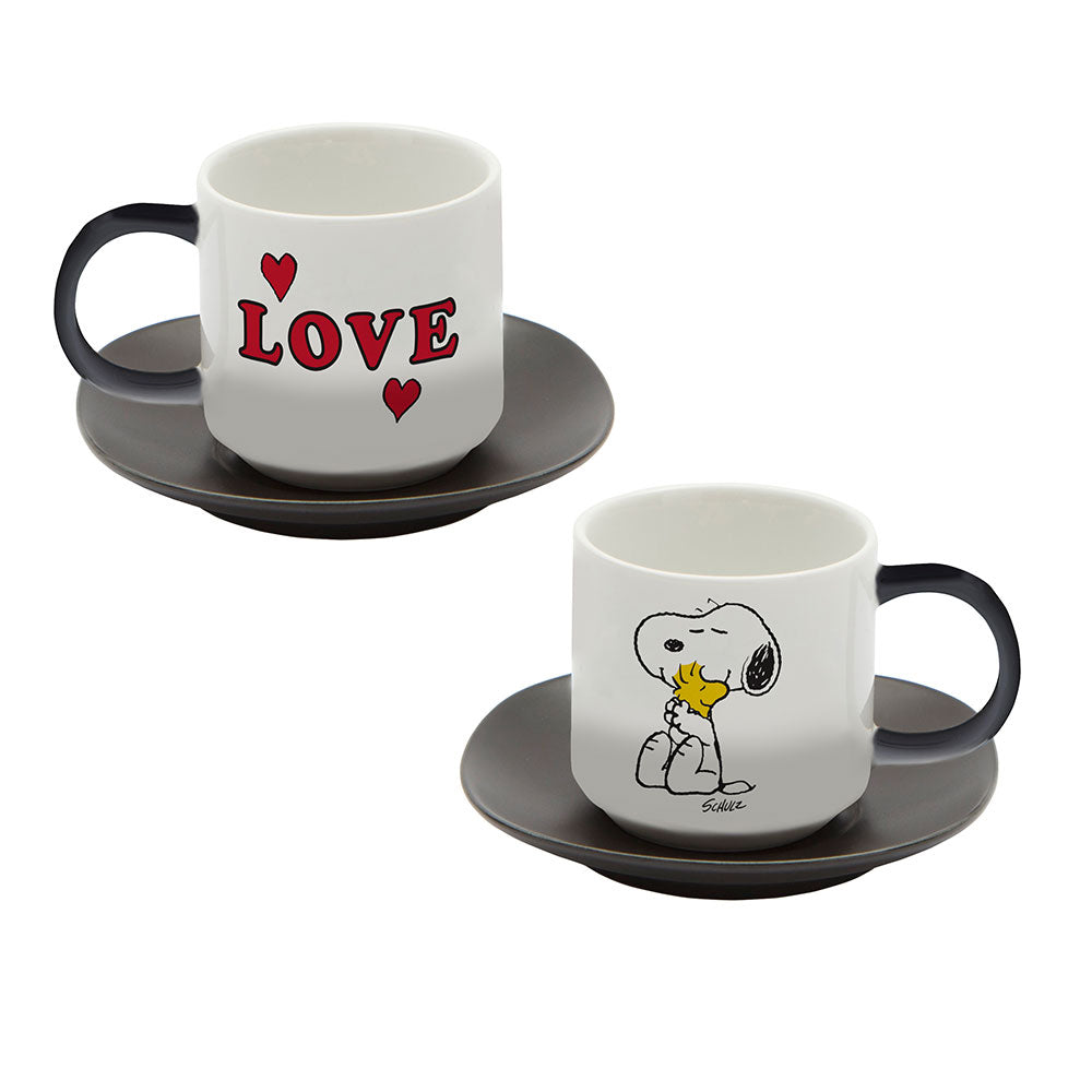 Peanuts Snoopy Espresso Set - Love