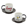 Peanuts Snoopy Espresso Set - Love