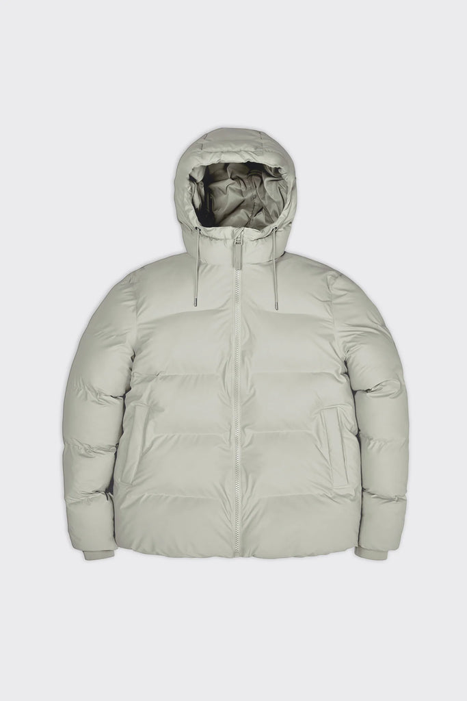 Rains Puffer Jacket Cement The Projekt Store