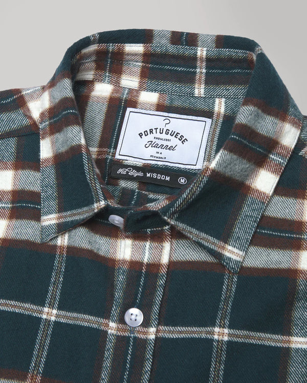 Portuguese Flannel Smooth Check Shirt