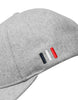 Les Deux Wool II Baseball Cap - Light Grey Melange / Black
