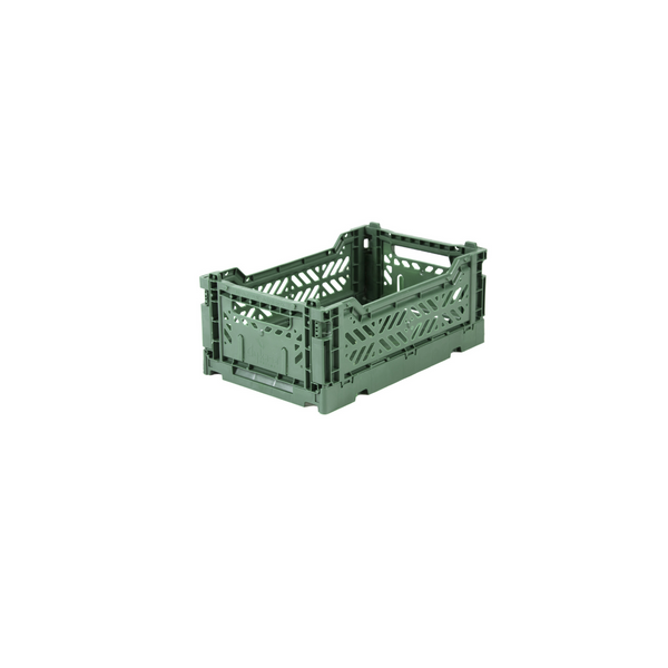 Aykasa Mini Storage Crate - Almond Green