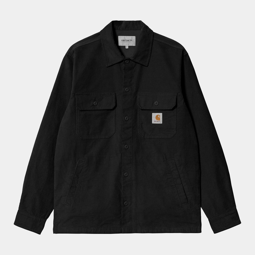 Carhartt WIP Dixon Cord Overshirt - Black