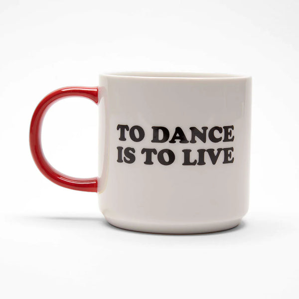 Peanuts Snoopy Mug - To Dance Is To Live (Red)