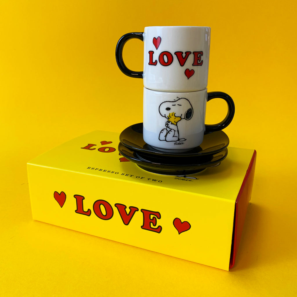 Peanuts Snoopy Espresso Set - Love