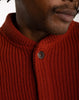 OLOW Tricot Button Up Knit - Terracotta