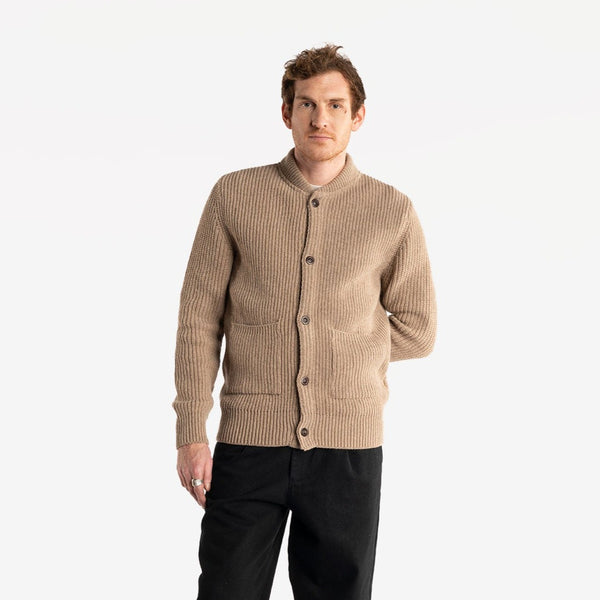 OLOW Tricot Button Up Knit - Sand